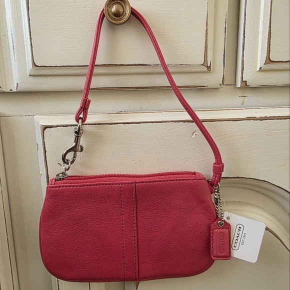 Coach Handbags - Coach Papaya Paddle Leather Wristlet BRAND NEW WITH TAGS